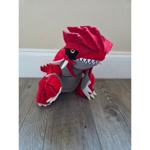 Pokémon Center Groudon Plush Legendary Hoenn Soft Stuffed Animal Toy Authentic